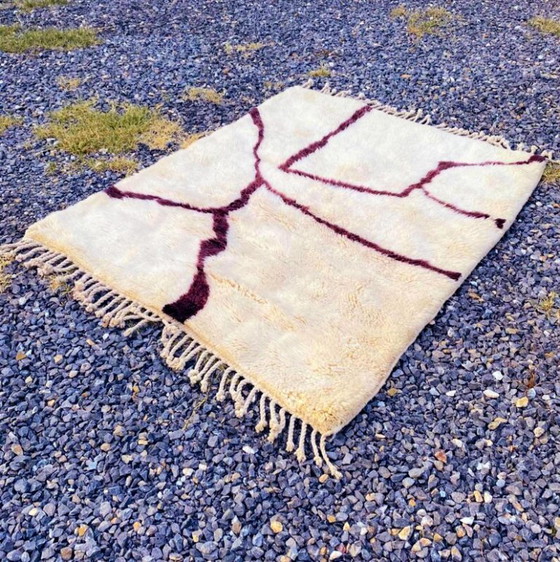 Image 1 of Tappeto Beni Ouarain in lana autentica 200 cm x 150 cm