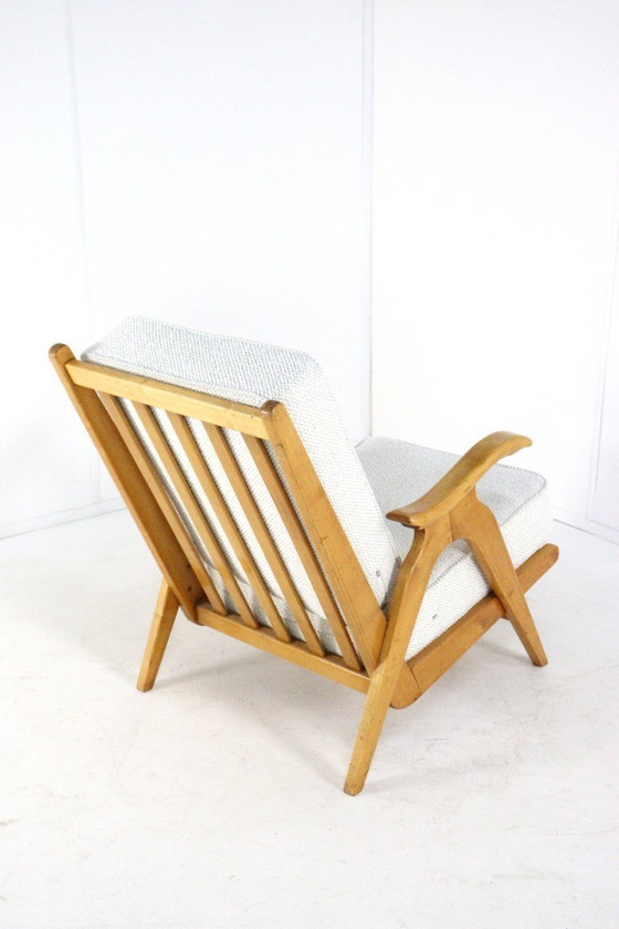 Image 1 of Set of 2 oak vintage armchairs 'Nederweert' vintage