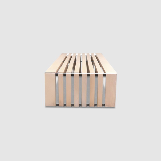Image 1 of Banc Passe Partout en frêne à lattes par Walter Antonis pour Arspect 1970