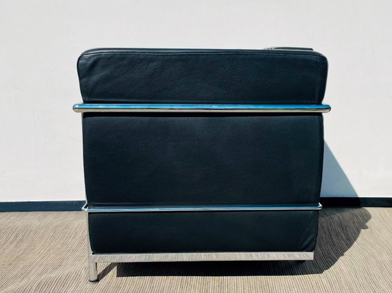 Image 1 of Paar Le Corbusier LC2-stijl fauteuils. Vintage