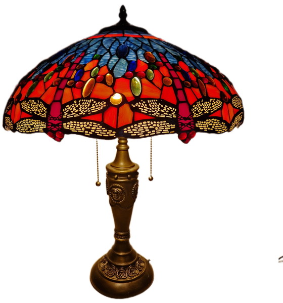 Image 1 of Prachtige Tiffany-stijl tafellamp 60x45