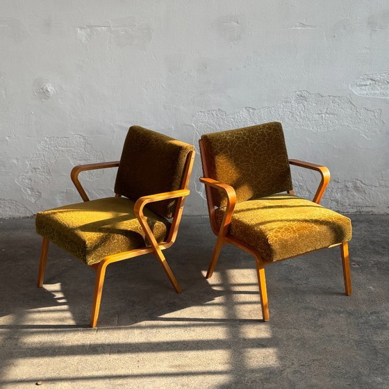 Image 1 of Pair of Mid-Century Easy Chairs by Selman Selmanagić, 1957
