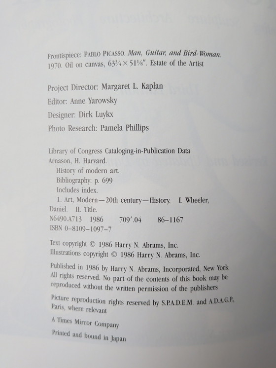 Image 1 of Una historia del arte moderno por H.H. Arnason