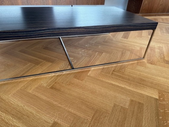 Tavolino da caffè Minotti Calder in impiallacciatura di ebano opaco – 120 x 60 cm – Tavolini da caffè, Wood (photo 3 of 9)
