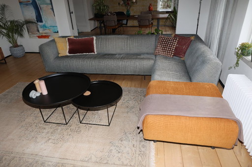 Label Corner sofa with pouf