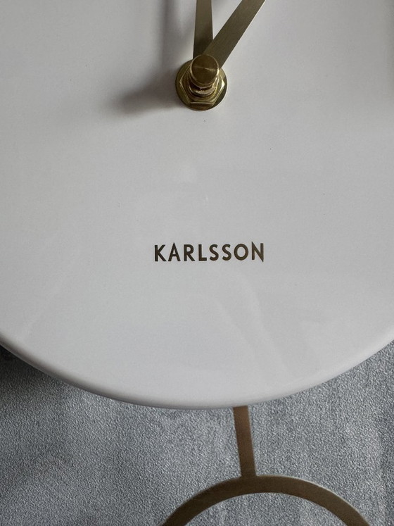 Image 1 of Horloge murale Karlsson Tweet blanche – Neuve dans sa boîte