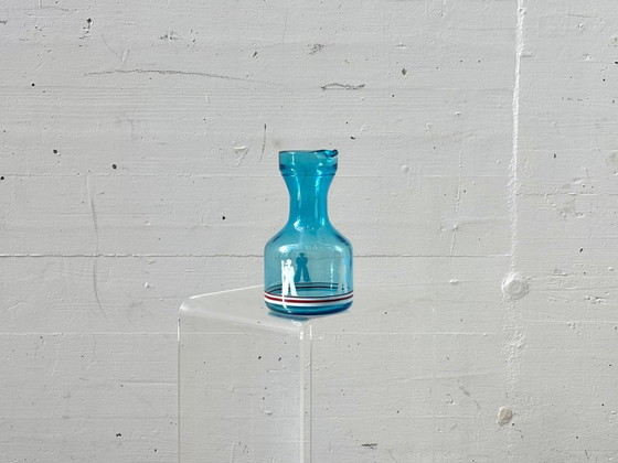 Image 1 of Vintage bar set with decanter and whisky glasses, Italy 1950s