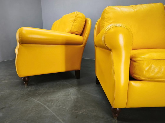 Par de sofás de piel Poltrona Frau George, Italia, 1992 – Sofás de 2 plazas, Leather (photo 6 of 21)