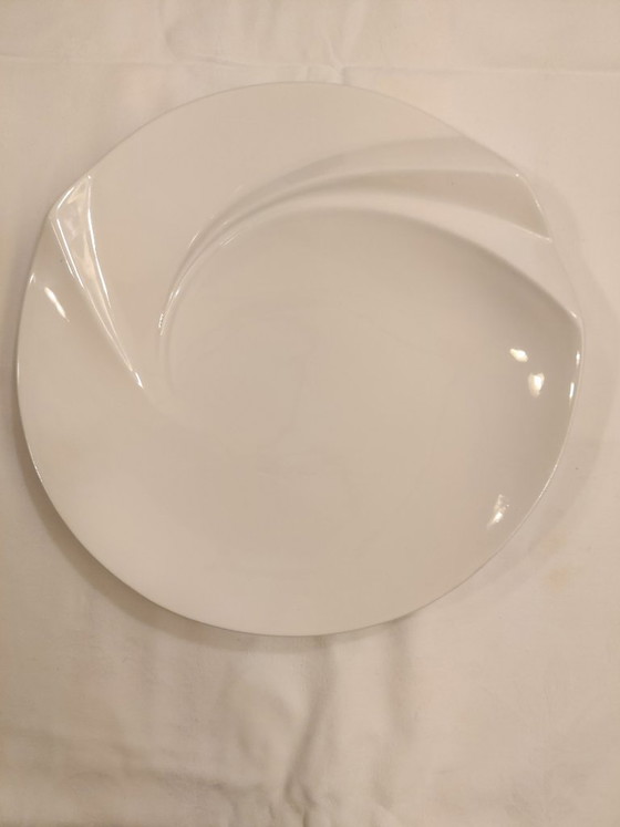 JHM Ceramica, 8 Large White Plates and 4 White Bowls – Crockery (photo 12 of 15)