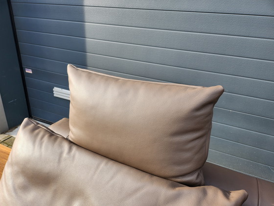 Image 1 of Jori - Canapé d'angle Tigra avec table basse et pouf supplémentaire