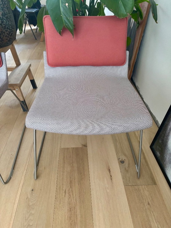 Image 1 of 2x Sillón Relax Trienal Gispen Rosa – Diseño y Confort