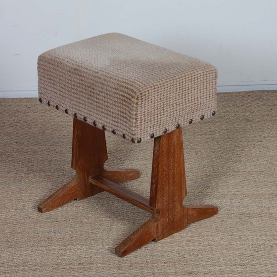 Image 1 of Stool in the Guillerme and Chambron style, 1960