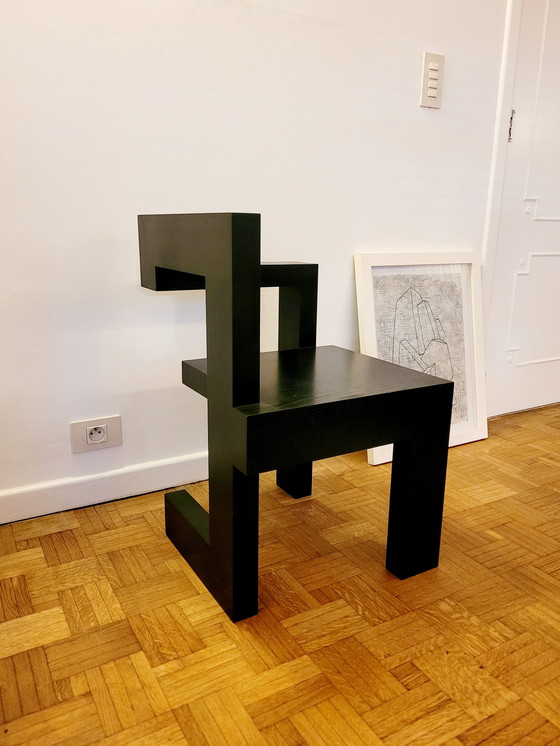 Image 1 of Steltman Chair Gerrit T. Rietveld Numbered Edition with Certificate Rietveld by Rietveld
