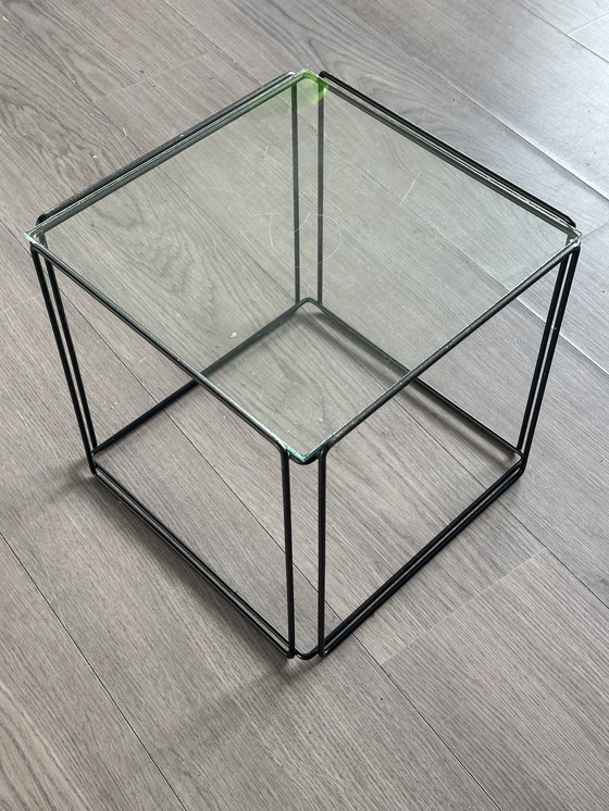 Image 1 of Max Sauze 1970 Table d'appoint Table Vintage Glass Design