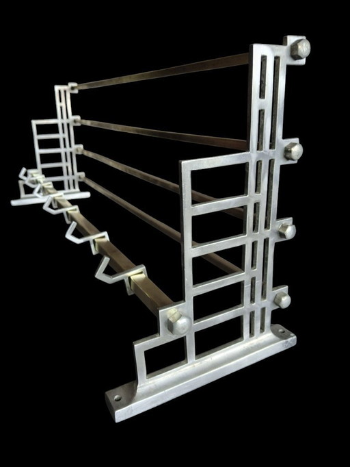 Art deco hat coat rack.railway hat rack Designer:János Diósy 