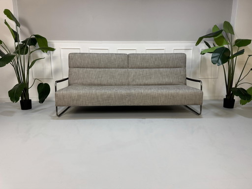 Ligne Roset Janus Designer Sofa Slaapfunctie Bank Grijs Gasten