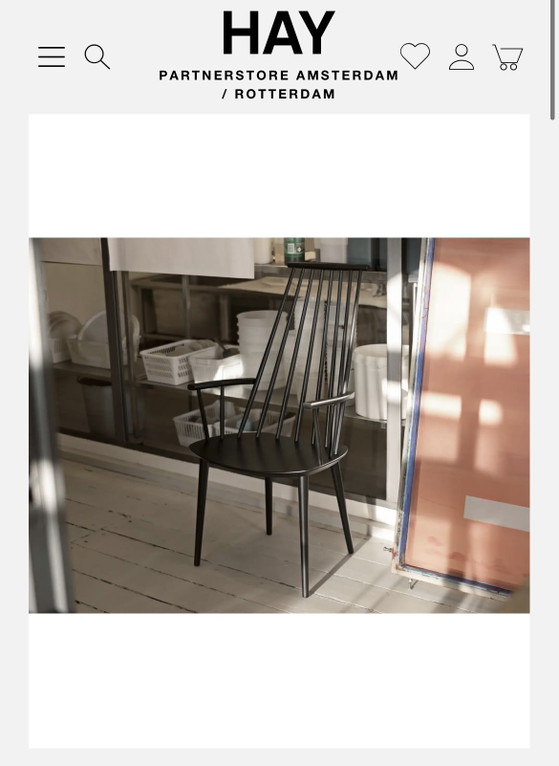 HAY Eetkamerstoel J110 Berk Zwart – Eetkamerstoelen, Wood (photo 5 of 5)