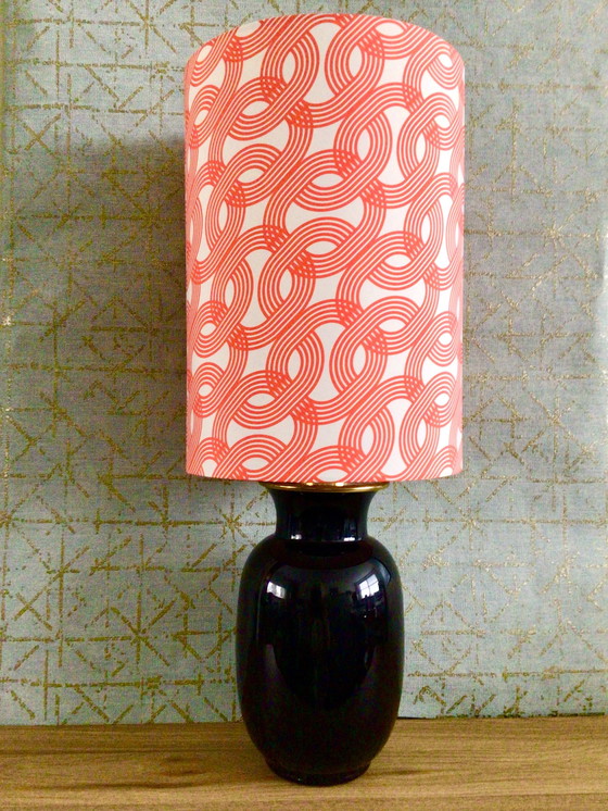 Image 1 of Lampe de table italienne vintage en verre de Murano