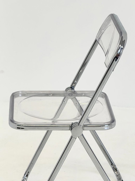 Image 1 of Set of 2 Plia Folding Chairs by Giancarlo Piretti for Anonima Castelli