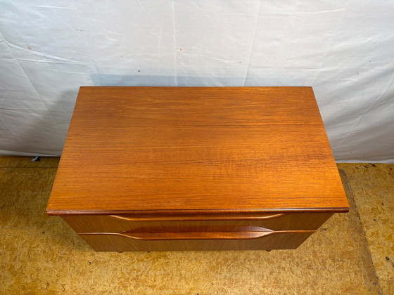 Meuble TV Vintage en Teck | Années 70 | Design Scandinave & Danois | Superbe Meuble Rétro Mid-Century en Teck (photo 5 of 8)