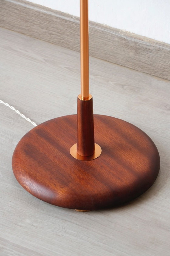 Image 1 of Vintage Teak Floor Lamp from the 1960s - Renovated & Chic Design