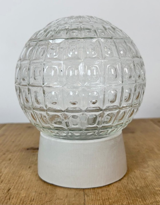 Lampada da soffitto vintage in porcellana bianca, anni '70 – Plafoniere, Porcelain (photo 3 of 12)