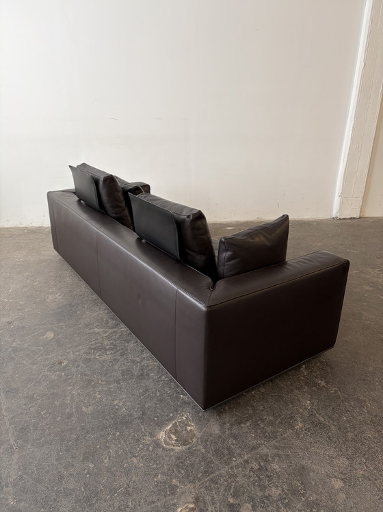 Minotti Powell Canapé Designer Cuir – Canapés 3 places, Leather (photo 6 of 14)