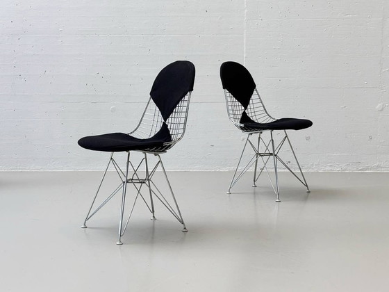 Image 1 of Set of 4 Mid - Century DKR Bikini chairs by Charles Eames for Vitra
