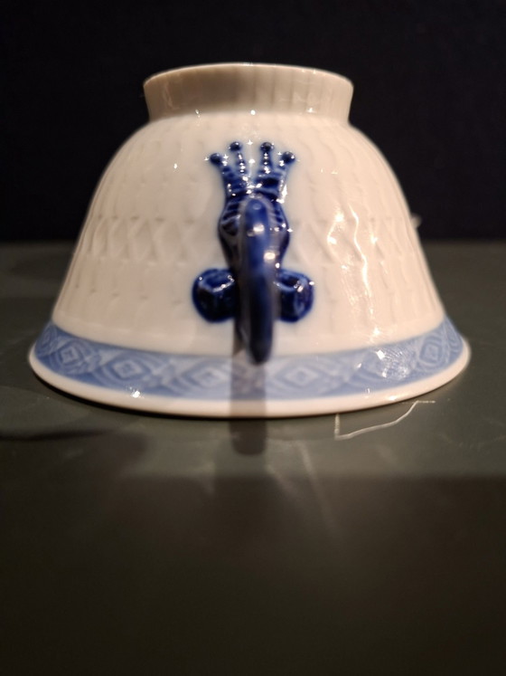 Royal Copenhagen aussi série "Blauwe waaier", Art de la table, Porcelaine, Bleu (photo 5 sur 7)