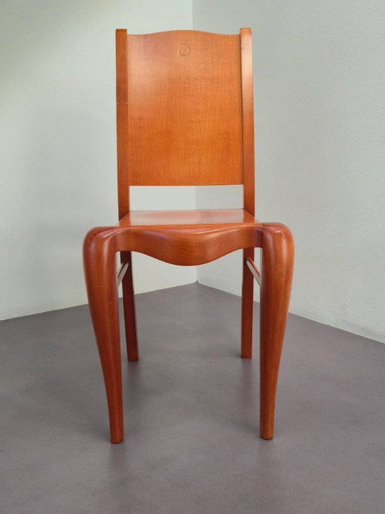 Image 1 of 4x Driade Philip Starck Placide of the Wood dining chairs