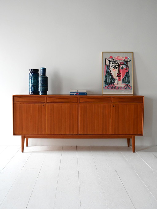 1960s Scandinavian Teak Sideboard by Modelfabriken