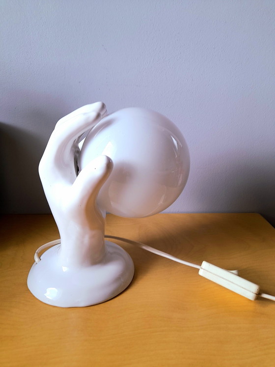 Image 1 of Lampada a mano in ceramica, 1980