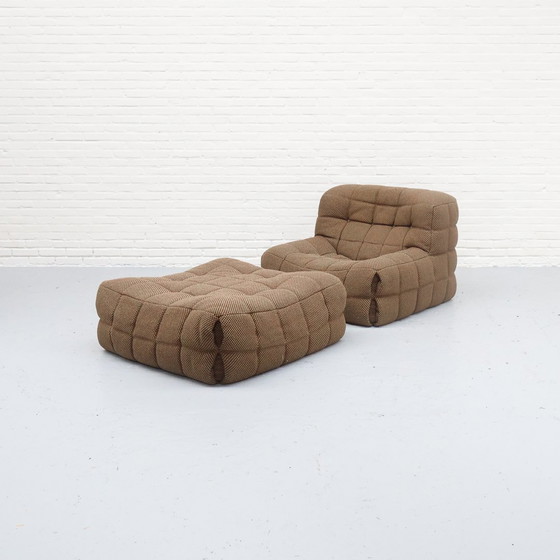 Image 1 of Kashima Sessel & Fußhocker Ligne Roset 70'S