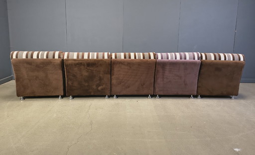 Ensemble de canapés modulaires des années 70 composé de 5 éléments, Allemagne
