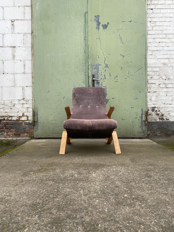 Image 1 of E. SAARINEN | Chaise sauterelle violette de Knoll International