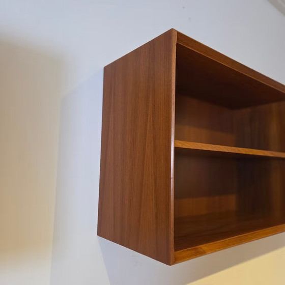 Rex Raab, Wilhelm Renz Varia-150 vintage floating Wall cabinet, Wood, Brown (photo 12 of 22)