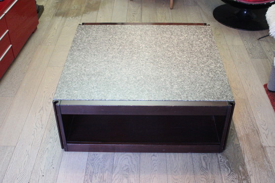Image 1 of Angelo Mangiarotti 4D Coffee Table for Molteni, Italy 1960s
