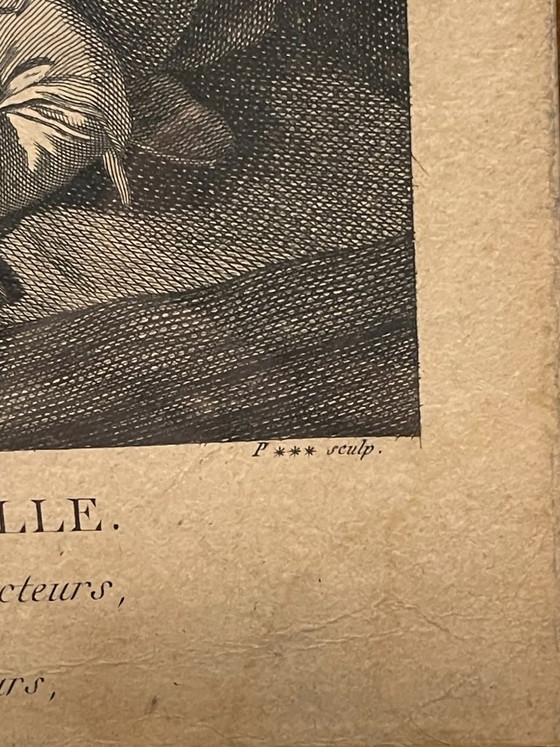 La Dévotion sincère au logis – Incisione da Greuze – 51,5 cm – Litografie e stampe, Paper (photo 9 of 12)