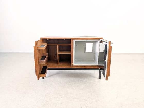 Image 1 of Sideboard Atlas Silkeborg Møbelfabrik refrigerator Bernadotte teak