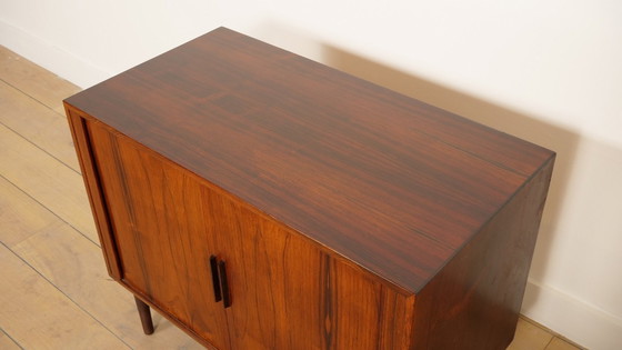 Image 1 of Vintage kastje met schuifdeuren | Audiomeubel | Palissander