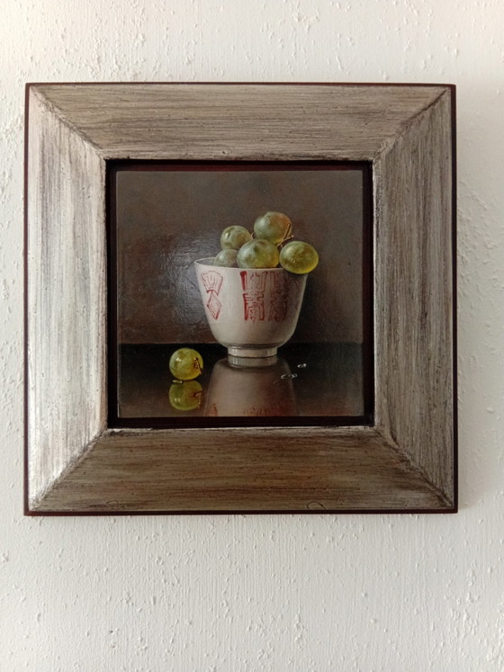Image 1 of Pintura de Sven van Dorst. Título: Gota de rocío