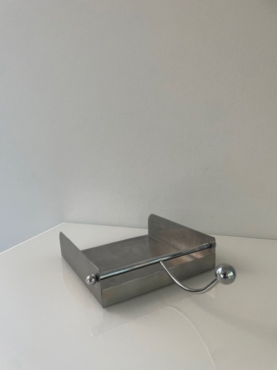 Image 1 of Portatovaglioli in acciaio inox con peso integrato – design elegante