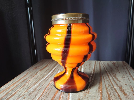 Image 1 of Dispensador de flores de cristal Art Decó Tango años 20/30