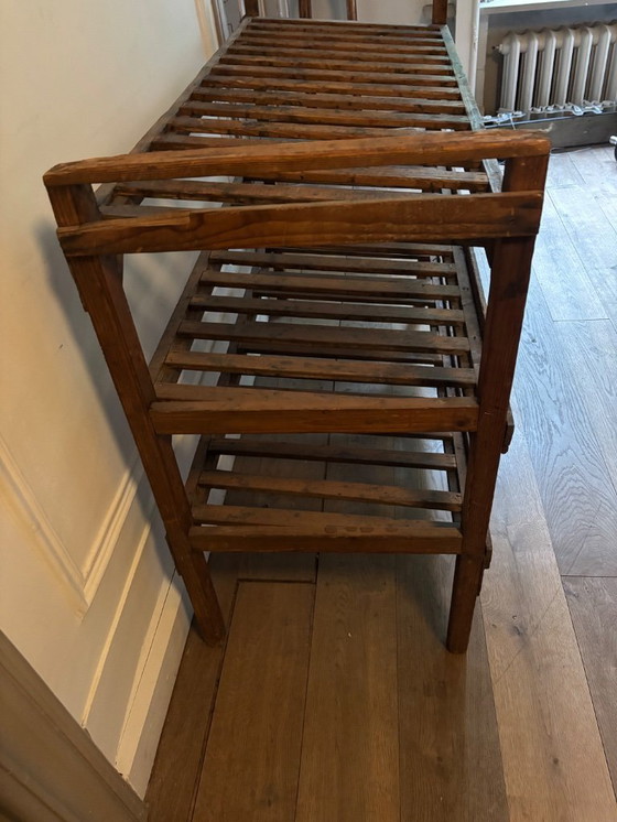 Image 1 of Vintage Italiaans rek van schoznmaker