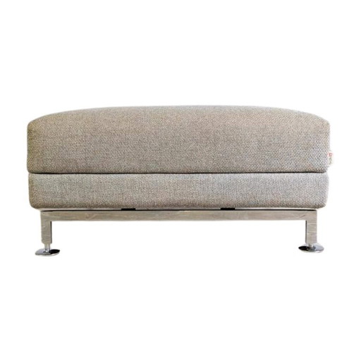 Brühl Moule large Hocker Ottoman Fußablage Fußhocker grau