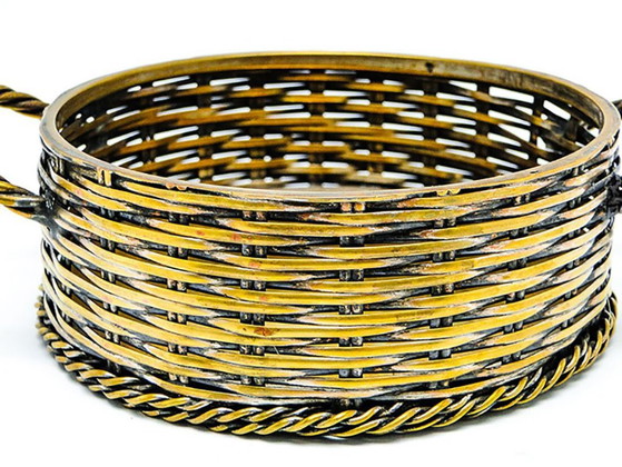 Early 20th Century Bottle Stand From Kölner Werkstätte – Table accessories, Metal, Brass (photo 10 of 14)