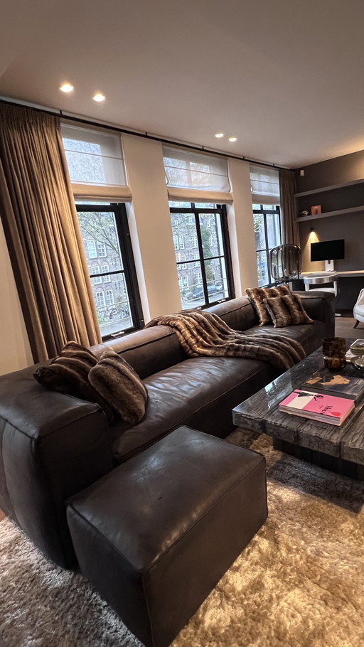 Divano Timothy Oulton in PELLE SCURA • QUALITÀ DI LUSSO