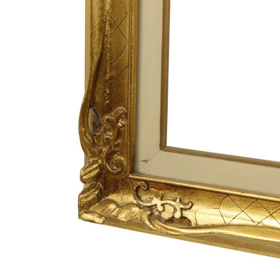 Image 1 of Large Gold-Colored Frame Baroque Style 86cm