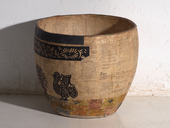 Antiguo recipiente chino de papel maché – China, circa 1900 – Objetos decorativos, Paper, Rustic (photo 34 of 39)