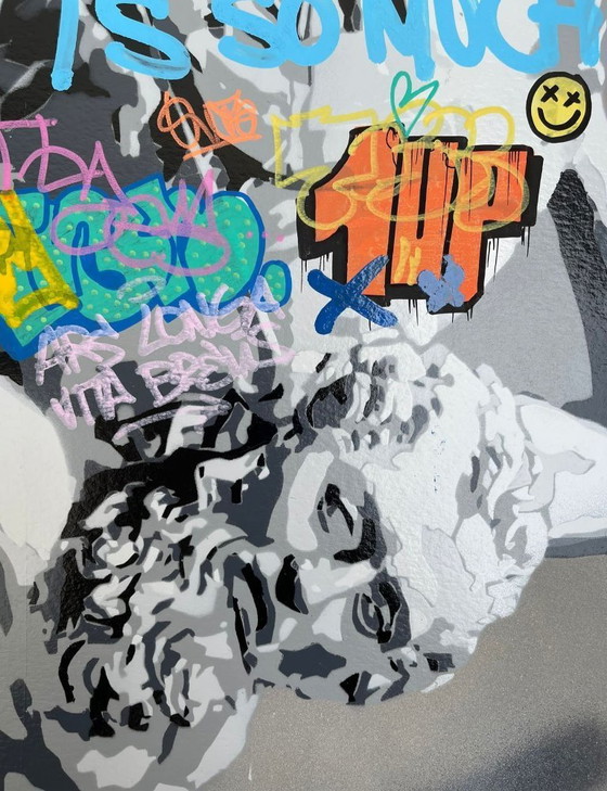 Image 1 of Quiona RIBES+ - Atlas Farnesio - Peinture d'artiste sous cadre